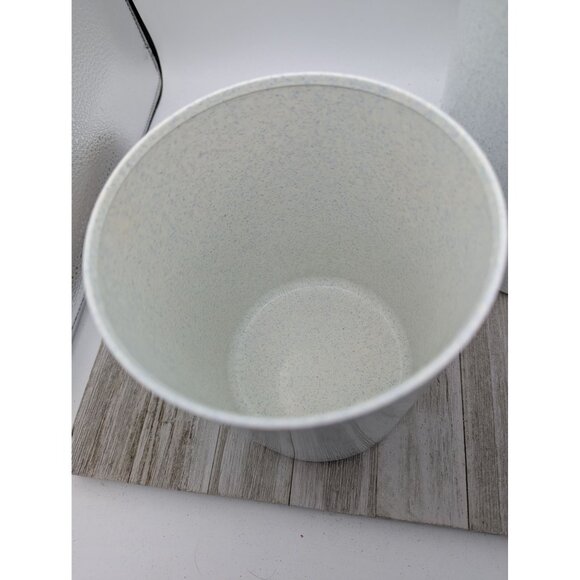 Vintage 3 Piece Tupperware One Touch Blue Lids Speckled Canisters Storage A,B,D - Picture 8 of 16